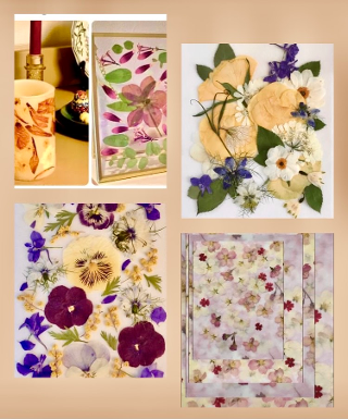 Pressed flower lessons (3 courses)  in English